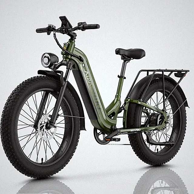 1800W All Terrain Fat Tire Electric Bike 36MPH Off-Road MTB Adult Ebike