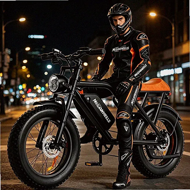 20" FAT TIRES ADULT ELECTRIC BIKE 33MPH 66MILES 48V 15.6AH 1500W E-MOUNTAIN BIKE