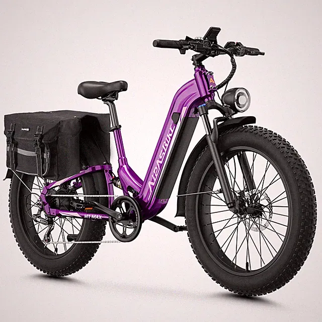 26" Fat Tire 1800W 110Nm Electric Bike with Hydraulic Brakes&Air Suspension NEW