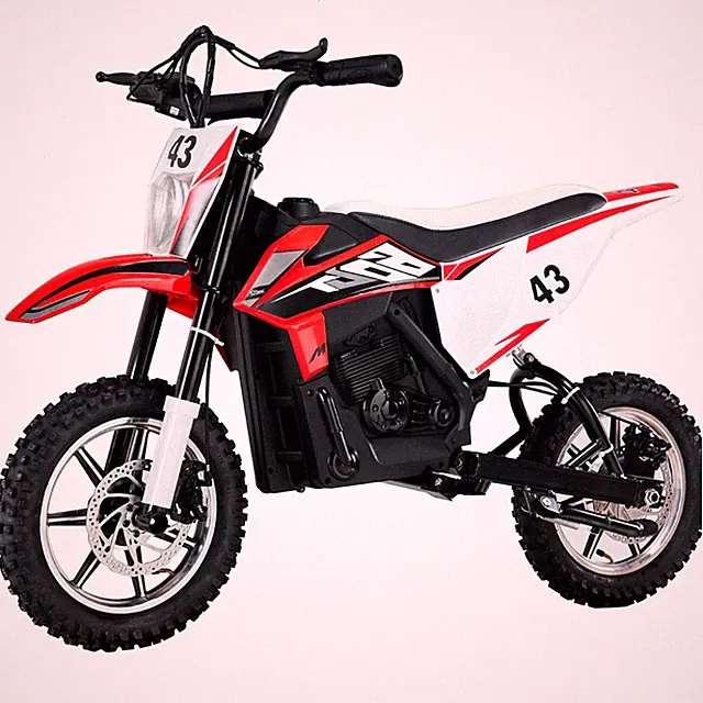 36V Kids Ride On Bike 15.5mph Speed Treaded Tires Dual Brake Battery Display