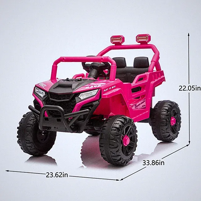 Upgraded Battery Ride Kids Bikes Riding Toys with Anti Slip Grip Wheels Electric